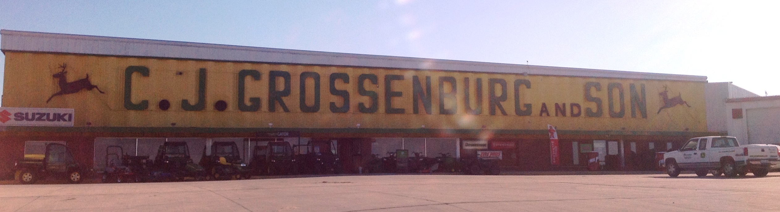 John Deere Dealer. Winner, SD Grossenburg Implement