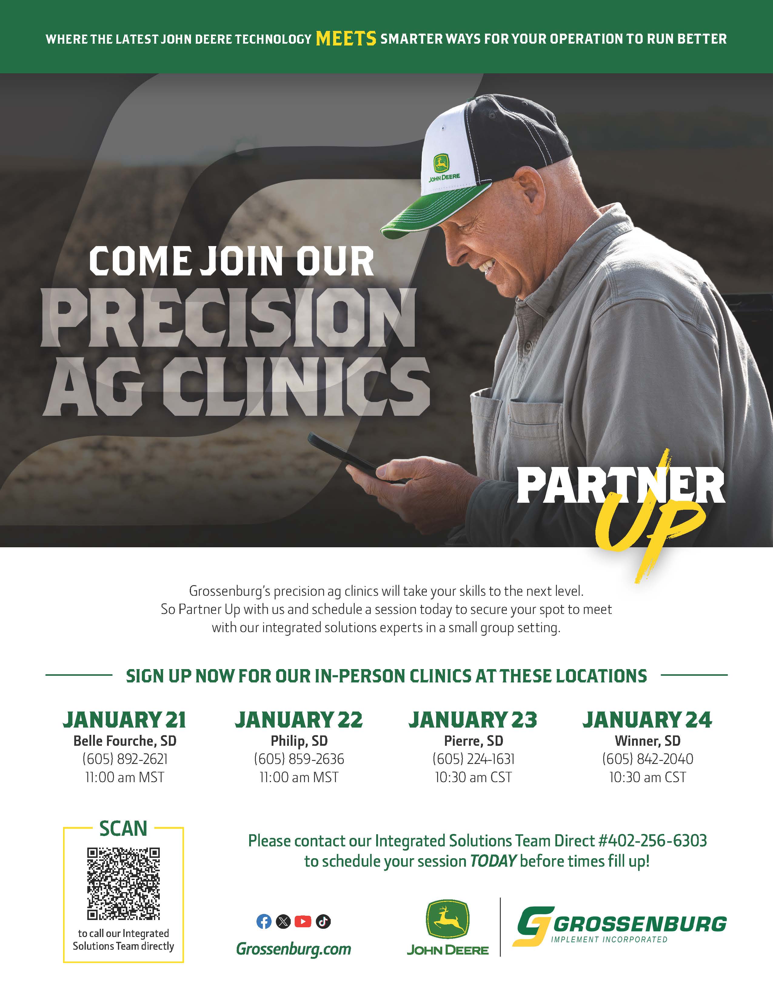 Precision Ag Clinics (Central & Western SD & WY Locations