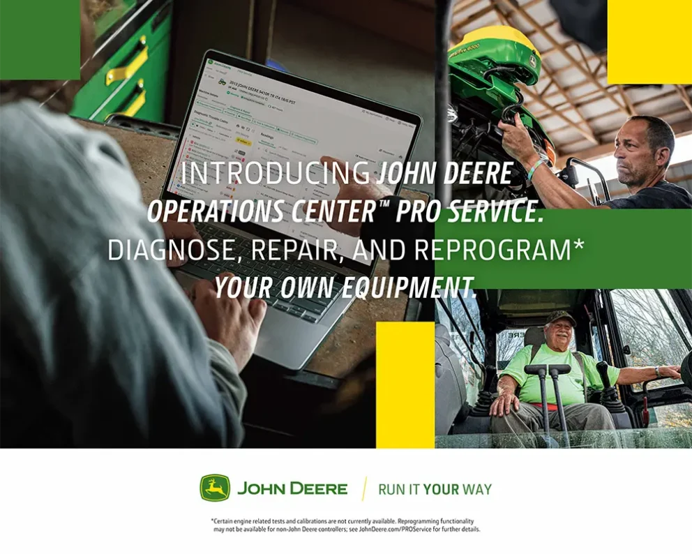 John Deere Operations Center for PRO Service
