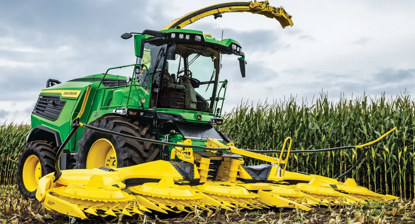 Forage Harvester working in field