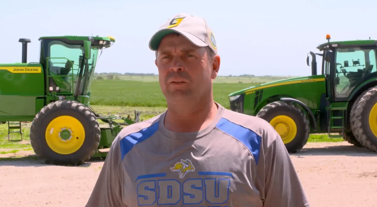 John Ishmael working with Grossenburg Implement