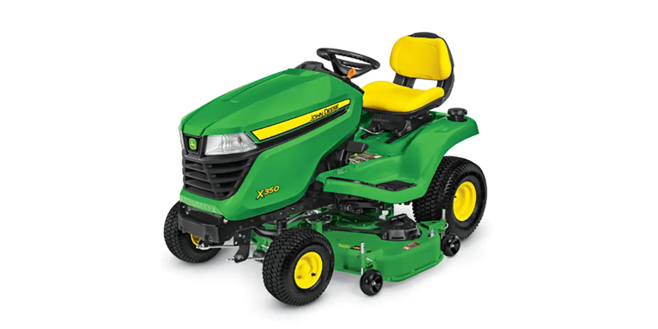John Deere riding lawn mower