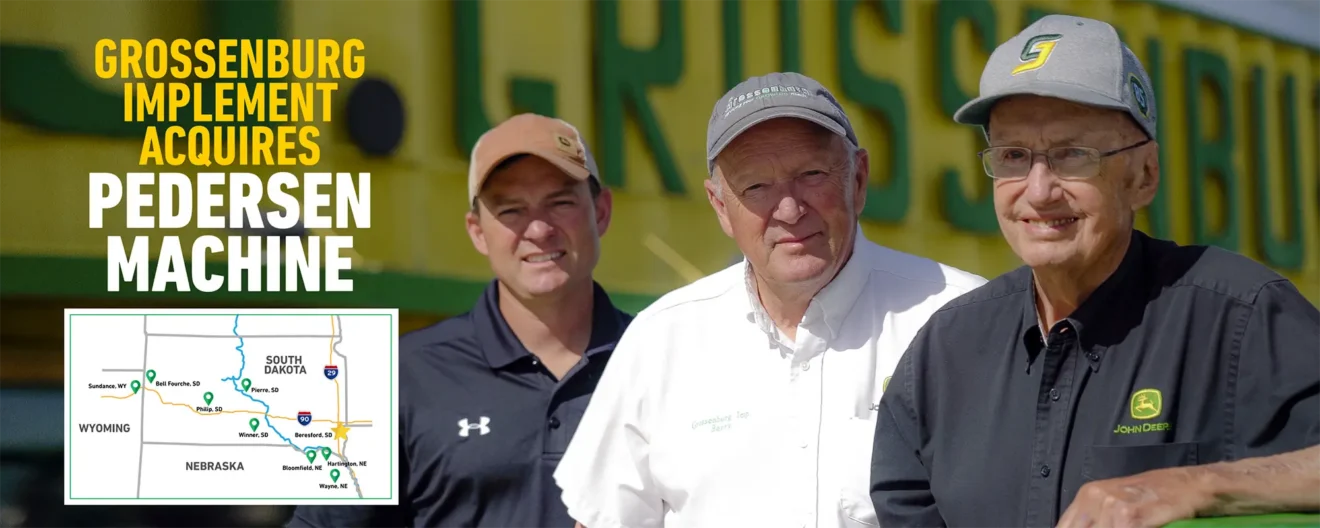 Welcoming Pedersen Machine to the Grossenburg family