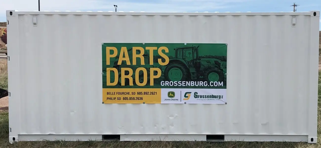 Parts drop box container