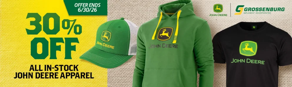 John Deere apparel sale