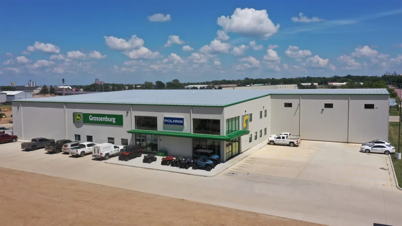 Arial view of the Beresford, SD Grossenburg location