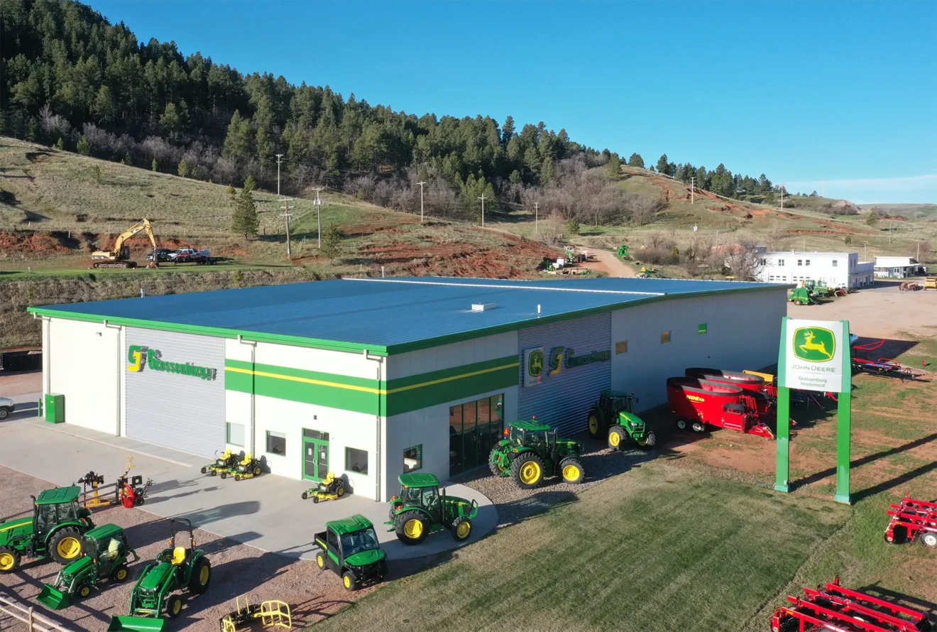 Arial view of the Sundance, WY Grossenburg location